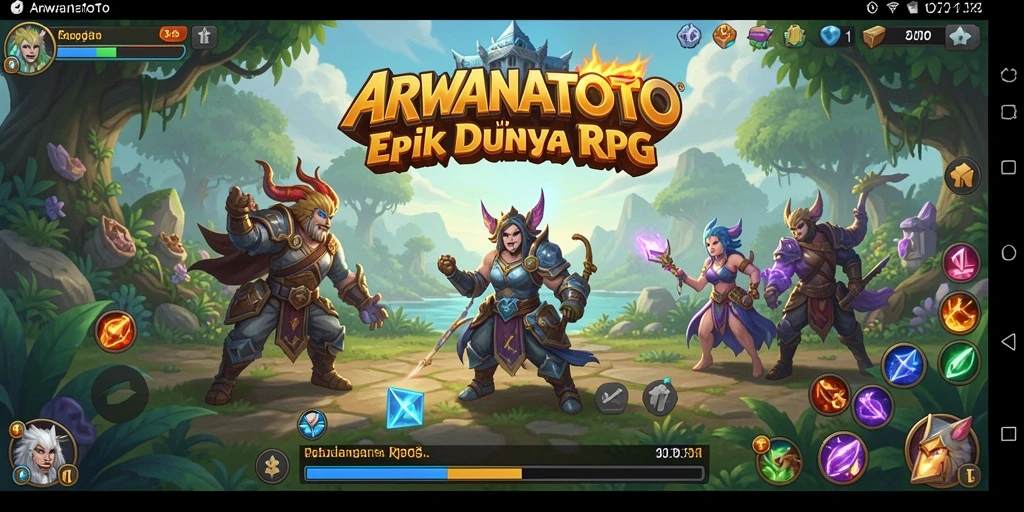 Tampilan gameplay ARWANATOTO yang menakjubkan dan mendalam.