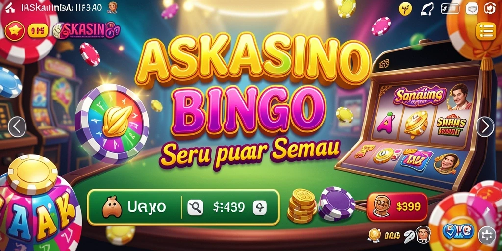 Tampilan gameplay seru dalam permainan Bingo ASKASINO.