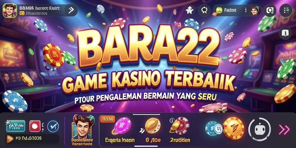 Tampilan menawan gameplay Kasino di BARA22.