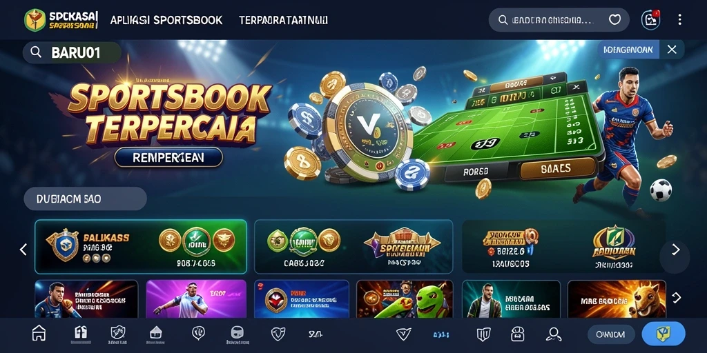 Tampilan menarik dan interaktif dari gameplay BARU01 di smartphone.