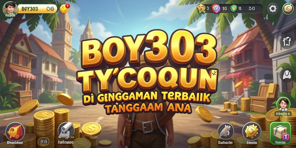Screenshot gameplay Tycoon BOY303 yang menarik dan penuh tantangan.