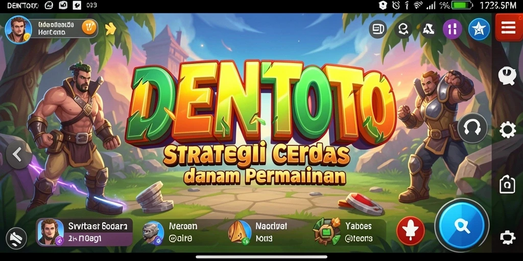 Tampilan gameplay menarik dari DENTOTO dengan strategi yang mendebarkan.