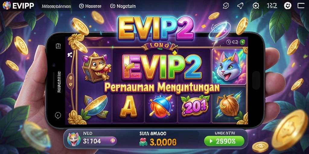 Tampilan gameplay seru dari permainan slot EVIP2 yang mengasyikkan.