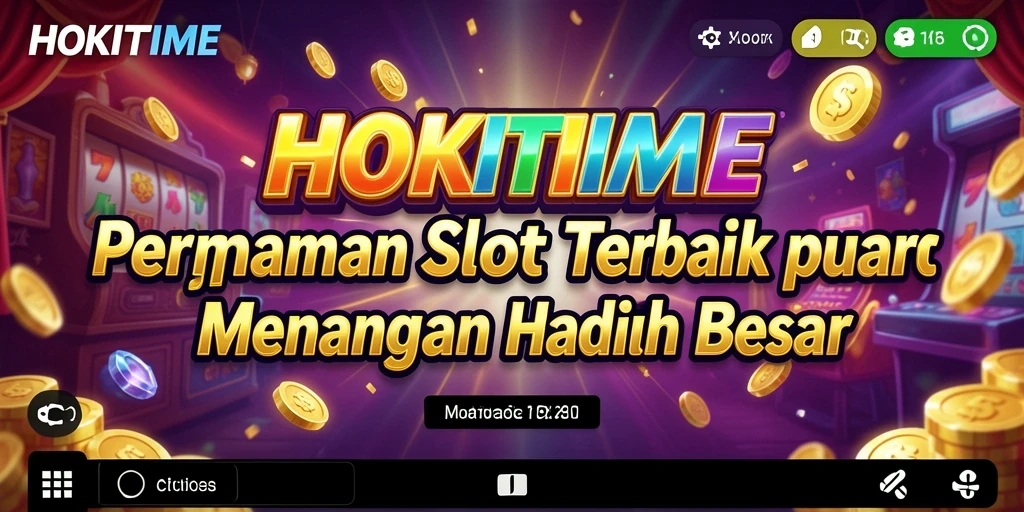 Gambaran visual gameplay Slot yang mendebarkan dari HOKITIME.