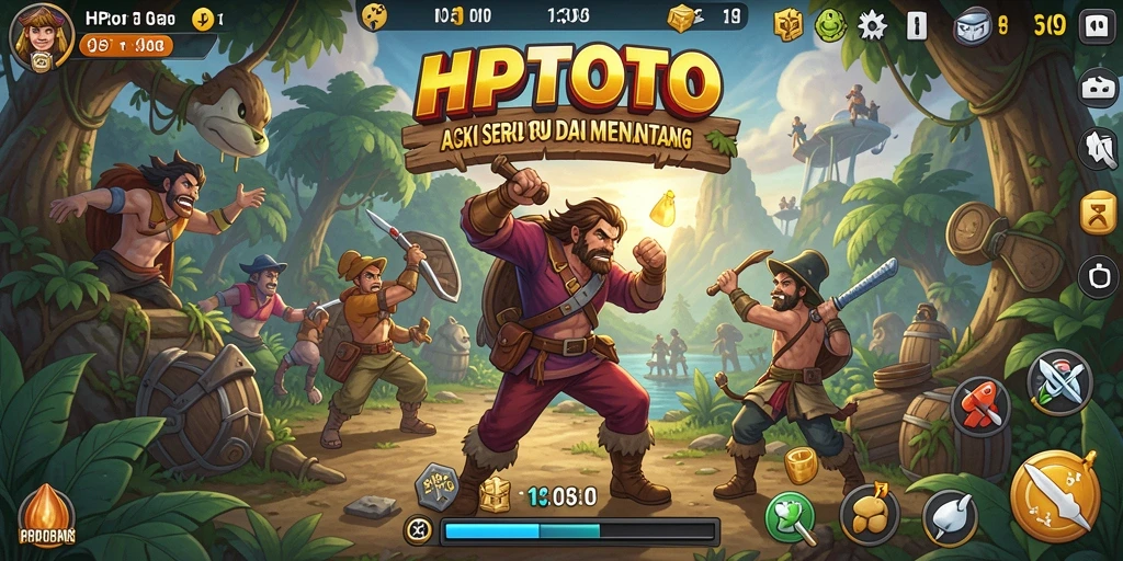 Screenshot HPTOTO menampilkan aksi seru dalam gameplay yang menantang.