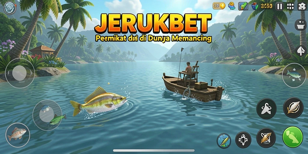 Tangkapan ikan besar dalam gameplay JERUKBET yang menegangkan.