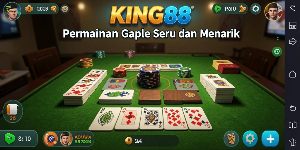 Tampilan gameplay seru dan kompetitif dalam KING88.