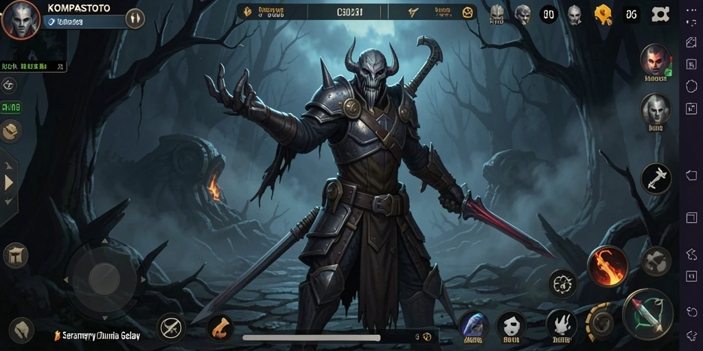 Gameplay menegangkan di dunia yang penuh kegelapan.