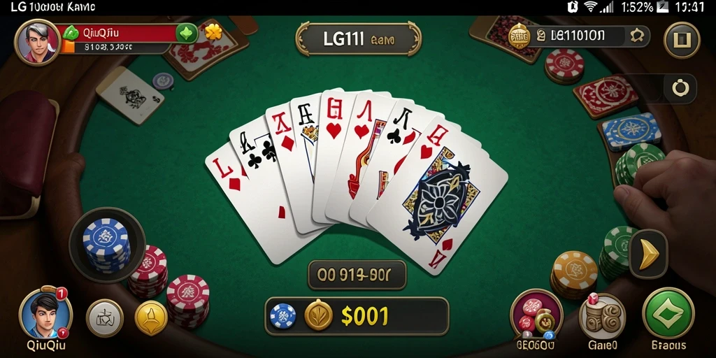 Tampilan gameplay seru QiuQiu di LG111.