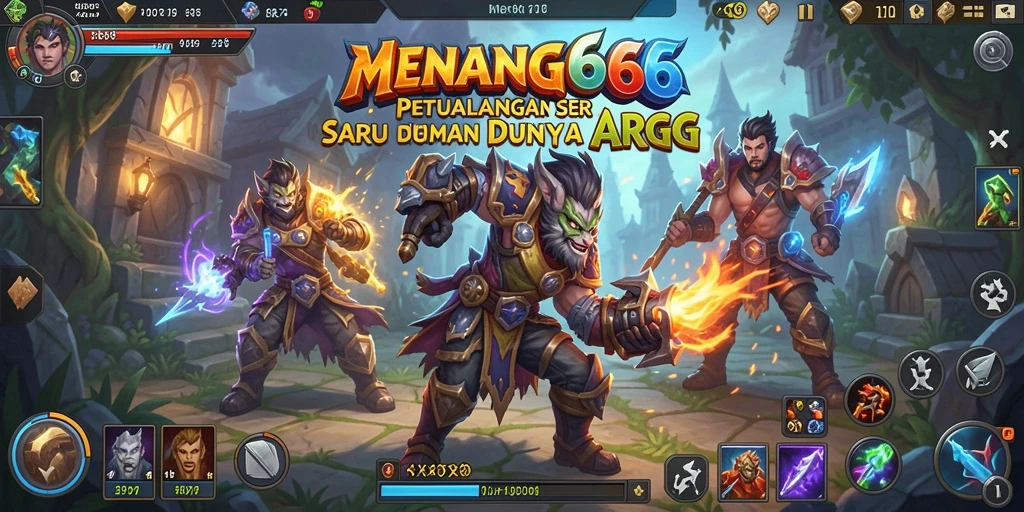 Tampilan gameplay ARPG MENANG666 yang seru dan menantang.