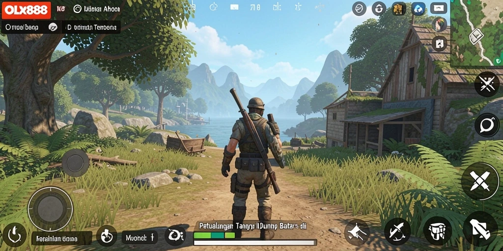 Tampilan gameplay Open World yang mendalam dan mendebarkan.