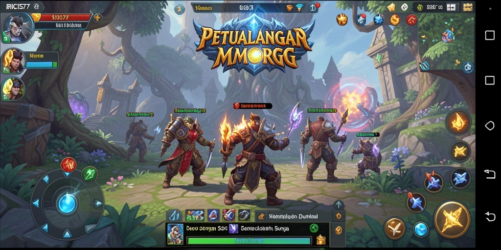 Tampilan gameplay RICIS77 yang memukau dengan aksi pertarungan yang intens.