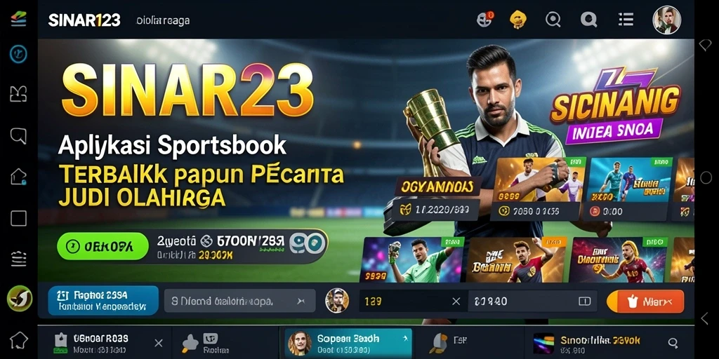 Tampilan fitur live betting SINAR123 yang menarik dan interaktif.