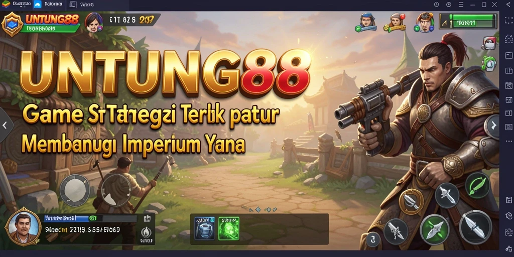 Gambaran gameplay UNTUNG88 dengan pertempuran strategi yang mendebarkan.