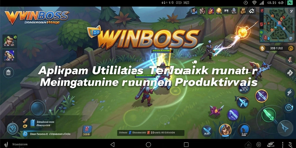 Tampilan antarmuka WINBOSS dengan fitur utilitas lengkap.
