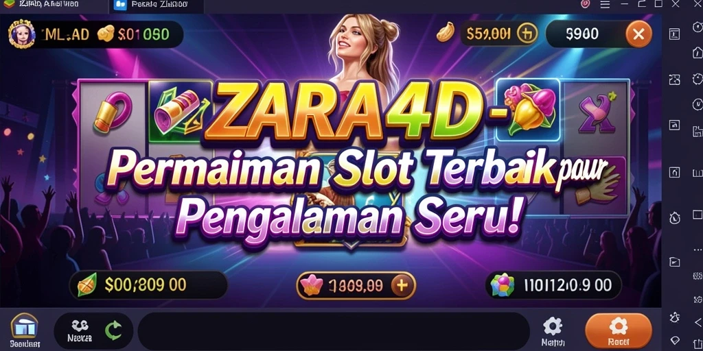 Tampilan gameplay slot yang seru dan mengasyikkan di ZARA4D.